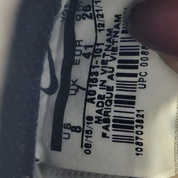 Nike Air Force 1 Utility White Strap Closure Mn 8 | Wmn #AO1531-101 - Picture 10 of 11